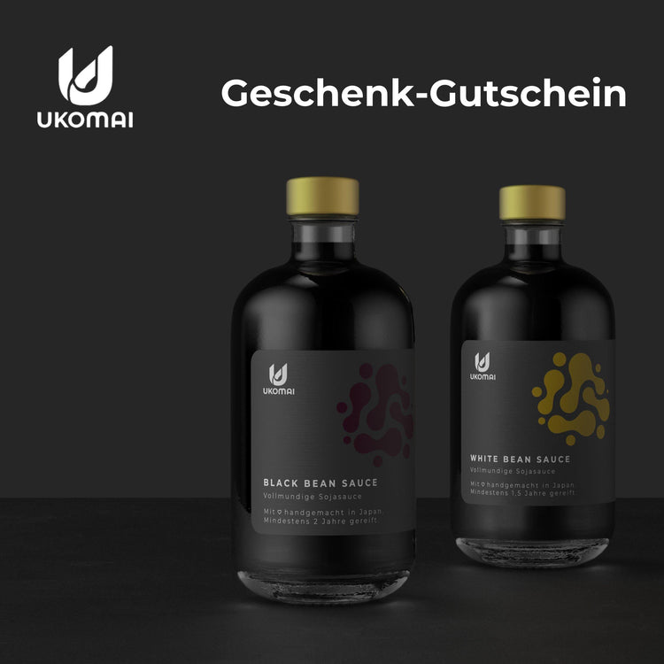 UKOMAI Geschenkgutschein für Sojasaucen